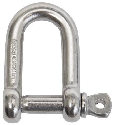SHACKLE D STAINLESS 316 5MM